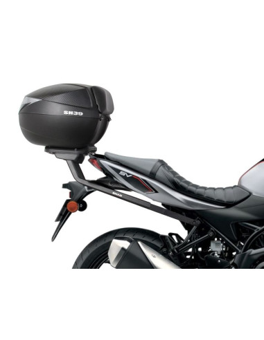 Porte paquet Shad Top Master S0SV69ST SUZUKI SV650 X 2018 sans top case grosplan