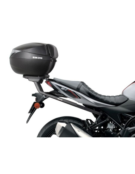 Porte paquet Shad Top Master S0SV69ST SUZUKI SV650 X 2018 sans top case grosplan