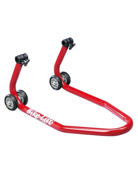 Béquille universelle avant avec prise conique sous la fourche gros plan