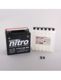 Batterie de moto NITRO YTX14H-BS