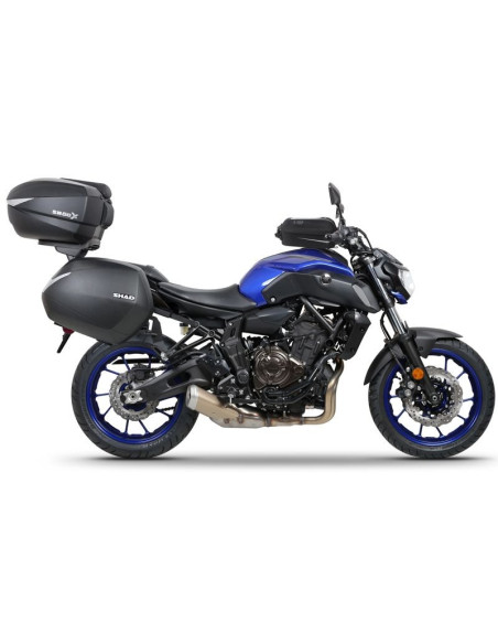 Fixation 3P system SHAD pour YAMAHA MT-07 2013 2018 3 valises