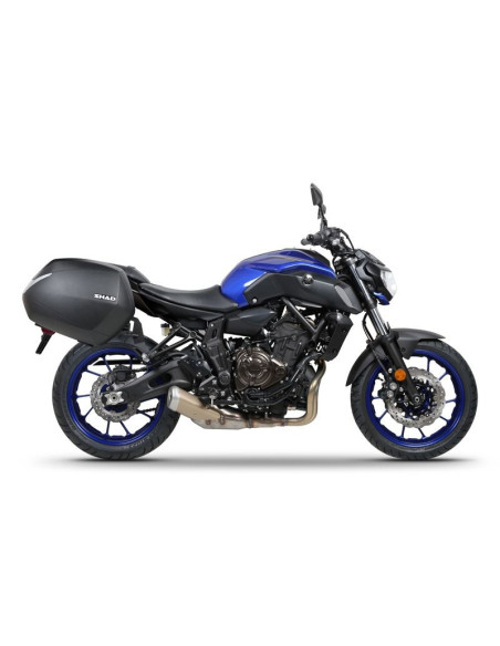Fixation 3P system SHAD pour YAMAHA MT-07 2013 2018