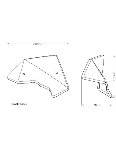 Cache injecteur BMW R1200 GS 2013 2017 shema