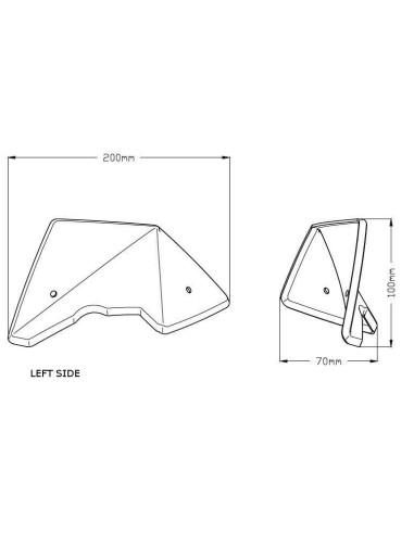 Cache injecteur BMW R1200 GS 2013 2017 shema2