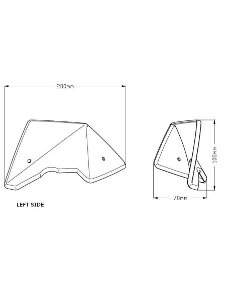 Cache injecteur BMW R1200 GS 2013 2017 shema2