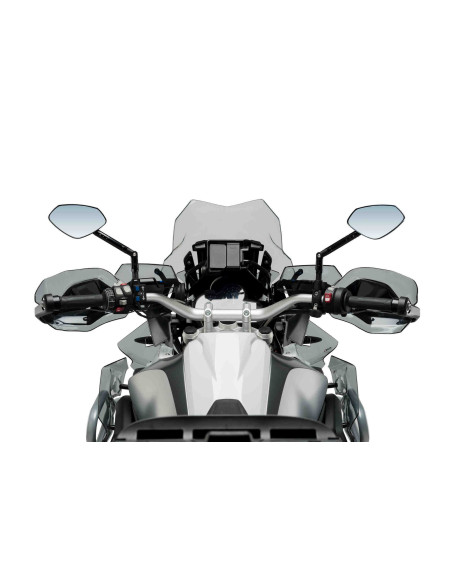 Kit PUIG electrique pour bulle BMW R1200 GS 2013 2018 vue bas arriere