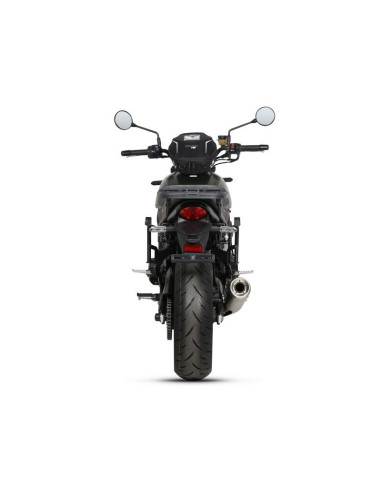 Fixation 3P system SHAD pour KAWASAKI Z900RS 2018 vue arriere sans valises