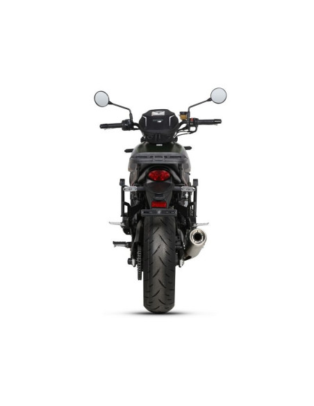 Fixation 3P system SHAD pour KAWASAKI Z900RS 2018 vue arriere sans valises