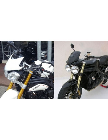 BULLE ERMAX HAUTE PROTECTION POUR TDF ORIGINE SPEED TRIPLE 1050 2005/2007 (VIS 5X15 NYLON+ MECHE)