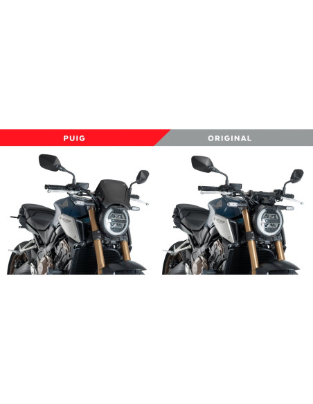 Plaque frontale en aluminium PUIG HONA CB650R NEO SPORTS CAFE 2019