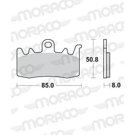 Plaquettes de frein moto SBS Racing Dual Carbon 900 DC