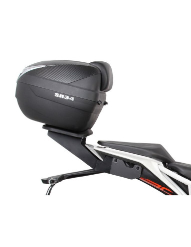 Porte paquet SHAD Top Master pour KTM DUKE 125/250/390 2017 2019 gros plan