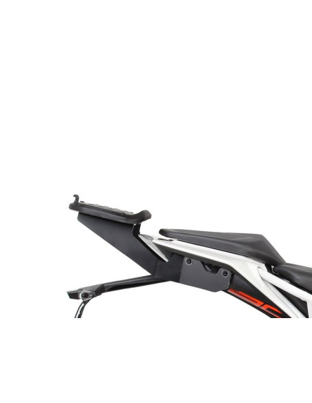 Porte paquet SHAD Top Master pour KTM DUKE 125/250/390 2017 2019 gros plan sans top case