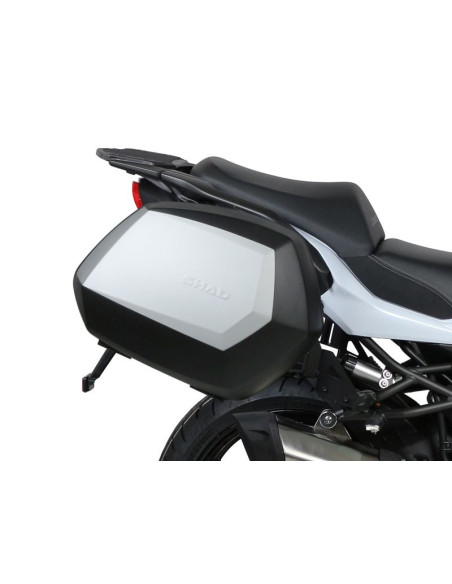 Fixation 3P system SHAD pour KAWASAKI VERSYS 1000 2019 valise gros plan