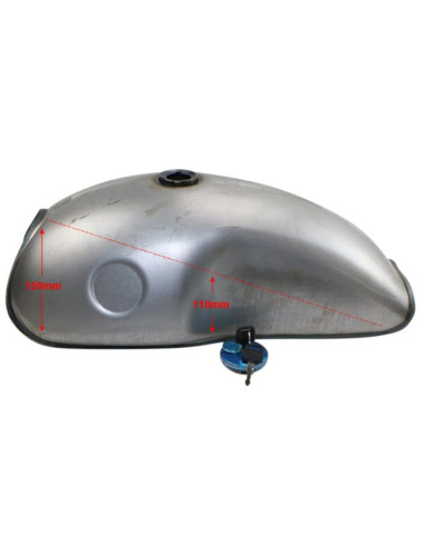 Reservoir essence Benelli Mojave type 2 cotes exterieur