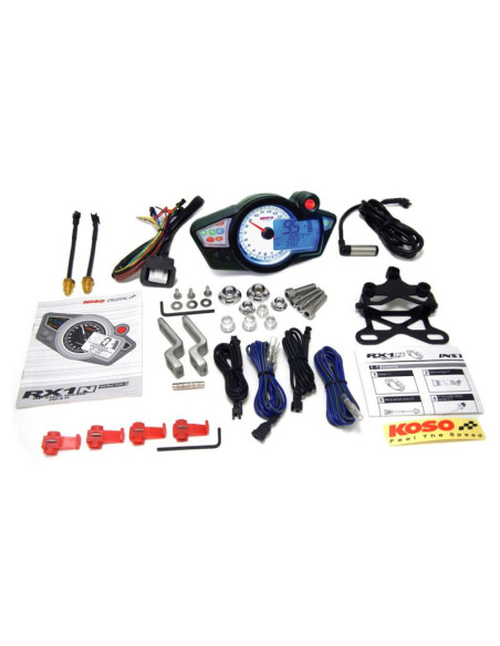 Compteur de vitesse KOSO RX1N+ GP Style II multifonctions ensemble