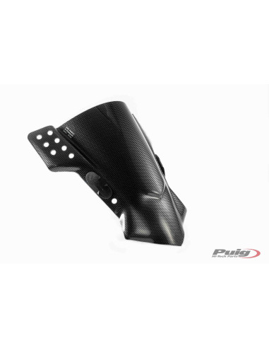 Pare brise PUIG RAFALE 5881 pour phare non rond carbone