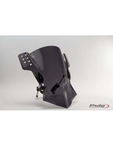 Pare brise PUIG RAFALE 5881 pour phare non rond fumé foncé