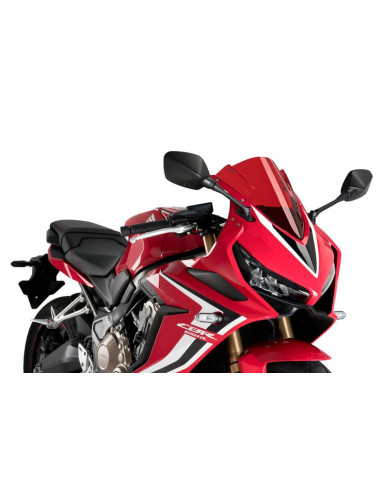 Bulle racing PUIG pour HONDA CBR650 R 2019 rouge