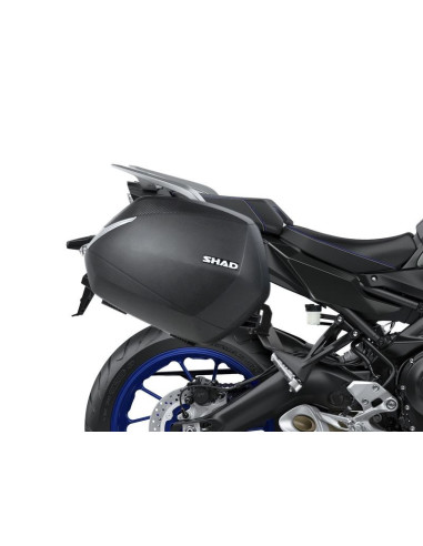 Fixation 3P system SHAD pour YAMAHA 900 TRACER 2018 2019 toutes valises gros plan