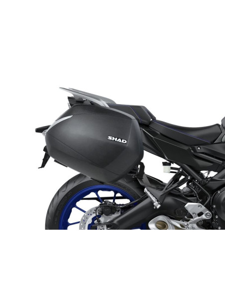 Fixation 3P system SHAD pour YAMAHA 900 TRACER 2018 2019 toutes valises gros plan