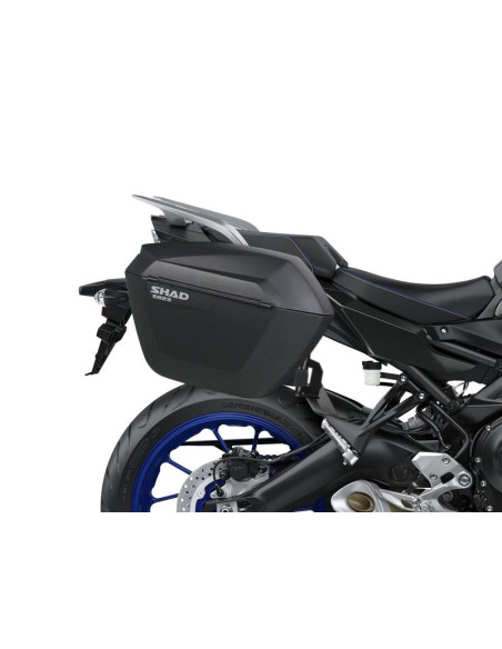 Fixation 3P system SHAD pour YAMAHA 900 TRACER 2018 2019 toutes valises gros plan 2