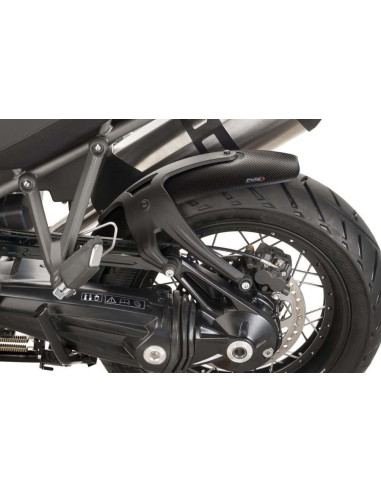 Garde boue arriere PUIG type S avec support pour TIGER EXPLORER carbone monté