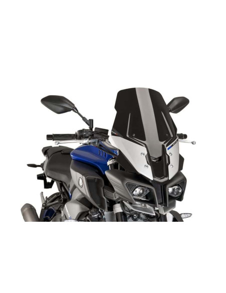 Bulle Touring PUIG pour YAMAHA MT-10 2016 2018 noire