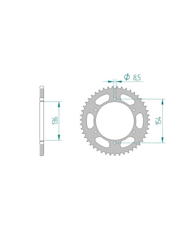 Kit chaine AFAM acier BMW 650 X CHALLENGE pas 520 2007 à 2008