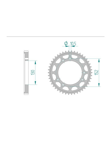 Kit chaine AFAM acier CAGIVA 900 ELEFANT IE AC pas 530 1993 à 1997