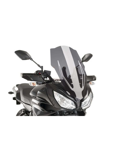 Bulle Touring PUIG pour YAMAHA MT-07 Tracer 2016 2018 fumé foncé