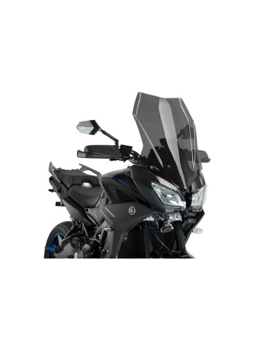 Bulle Touring PUIG pour YAMAHA MT-09 Tracer 2018 fumé foncée
