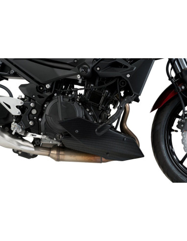 Sabot moteur PUIG pour KAWASAKI Z400 2019 carbone droite