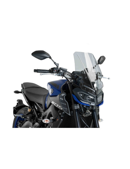 Support bulle MEM PUIG pour YAMAHA MT-09 position base