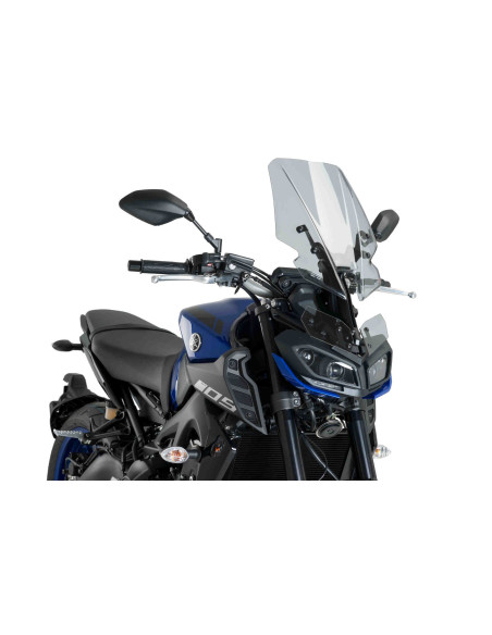 Support bulle MEM PUIG pour YAMAHA MT-09 position haute