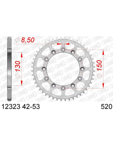 Kit chaine DID  ACIER HONDA CB 250 RS   B 1981 à 1983