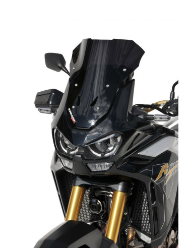 BULLE SPORT ERMAX + 39 CM POUR HOND AAfrica Twin CRF 1100L 2020 gros plan gauche