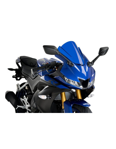 Bulle Z-Racing PUIG pour YAMAHA YZF R 125 2019 bleu