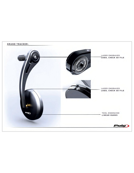 Rétroviseur moto PUIG Grand Tracker details