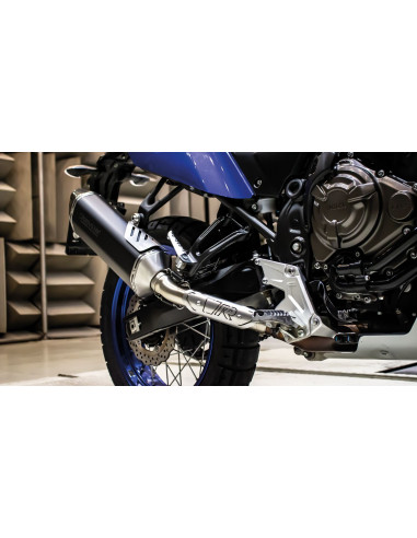 Silencieux d'echapement moto REMUS Black Hawk Yamaha 700 Tenere gros plan 2