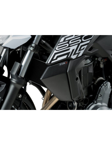 Ecopes de radiateur Puig pour Kawasaki Z650 2019 gauche