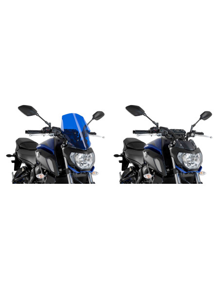 Saute vent PUIG Naked new génération TOURING pour YAMAHA MT-07 2019 comparatif