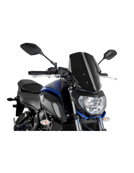 Saute vent PUIG Naked new génération TOURING pour YAMAHA MT-07 2019 noir