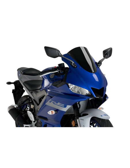Bulle R-Racer PUIG pour YAMAHA YZF R3 2019 noire