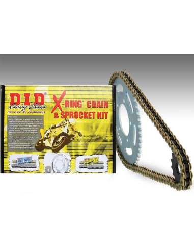 Kit chaine DID ACIER KAWASAKI H2 2015 2019