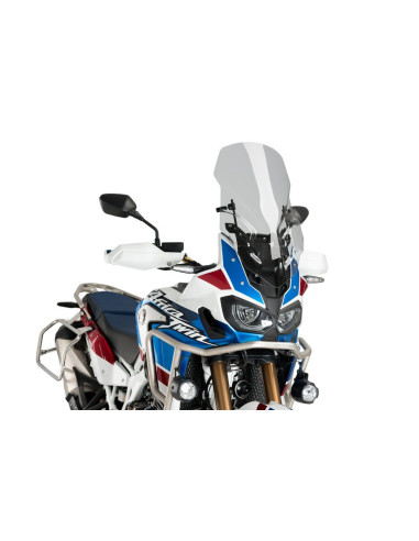 Support bulle MEM PUIG pour HONDA CRF1000L Africatwin avec bulle touring position haute