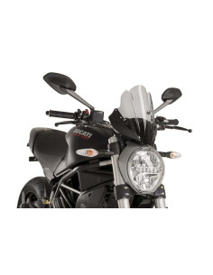 Bulle Touring PUIG pour DUCATI MONSTER 1200 R 16 17 fumé foncé