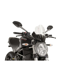 Bulle Touring PUIG pour DUCATI MONSTER 1200 R 16 17 fumé foncé 2