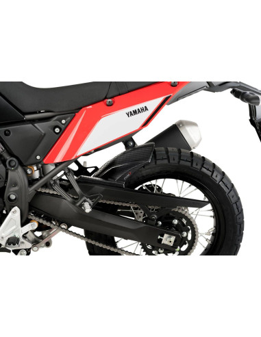 Garde boue arriere PUIG pour Yamaha 700 Ténéré carbone