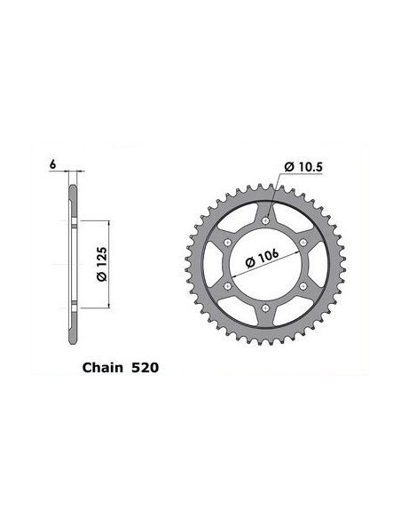 Kit chaine AFAM acier TRIUMPH 900 900 STREET TWIN 2016 à 2016 couronne